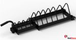 Stojak / wózek na obciążenia BARBARIANLINE R-3088 BLACK 10 uchwytów