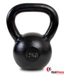 Hantla żeliwna SPARTAN KETTLEBELL 12kg czarna