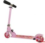 Hulajnoga aluminiowa SPARTAN GIRL FLOWER różowa kółka PVC 125mm