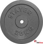 Obciążenie żeliwne STAYER SPORT STH-9 20kg średnica 29mm hammertone