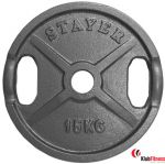 Obciążenie żeliwne olimpijskie hammertone STAYER SPORT 15kg