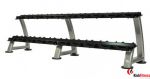 Stojak na hantle 2 poziomy BARBARIANLINE R3075 długość 125cm z uchwytami