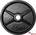 Obciążenie żeliwne olimpijskie czarne STAYER SPORT 20kg